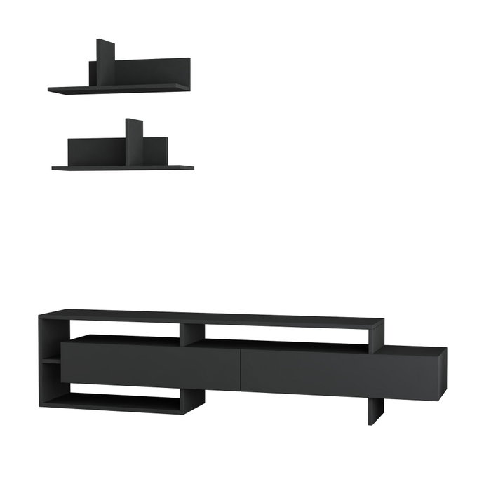 Hanah Home Gara - Mueble para la televisión Antracita